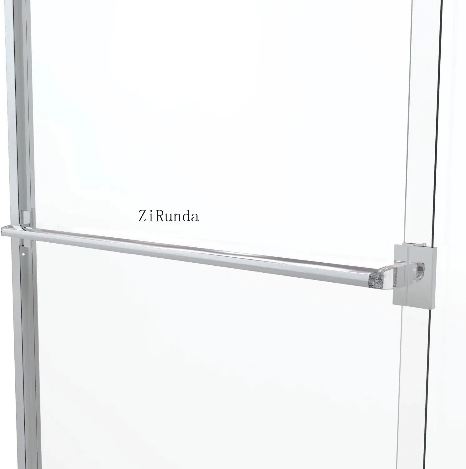 Classic Sliding Shower Door Fits 40 44 inch opening Clear Glass Silver Finish designed to repel water in the shower 4