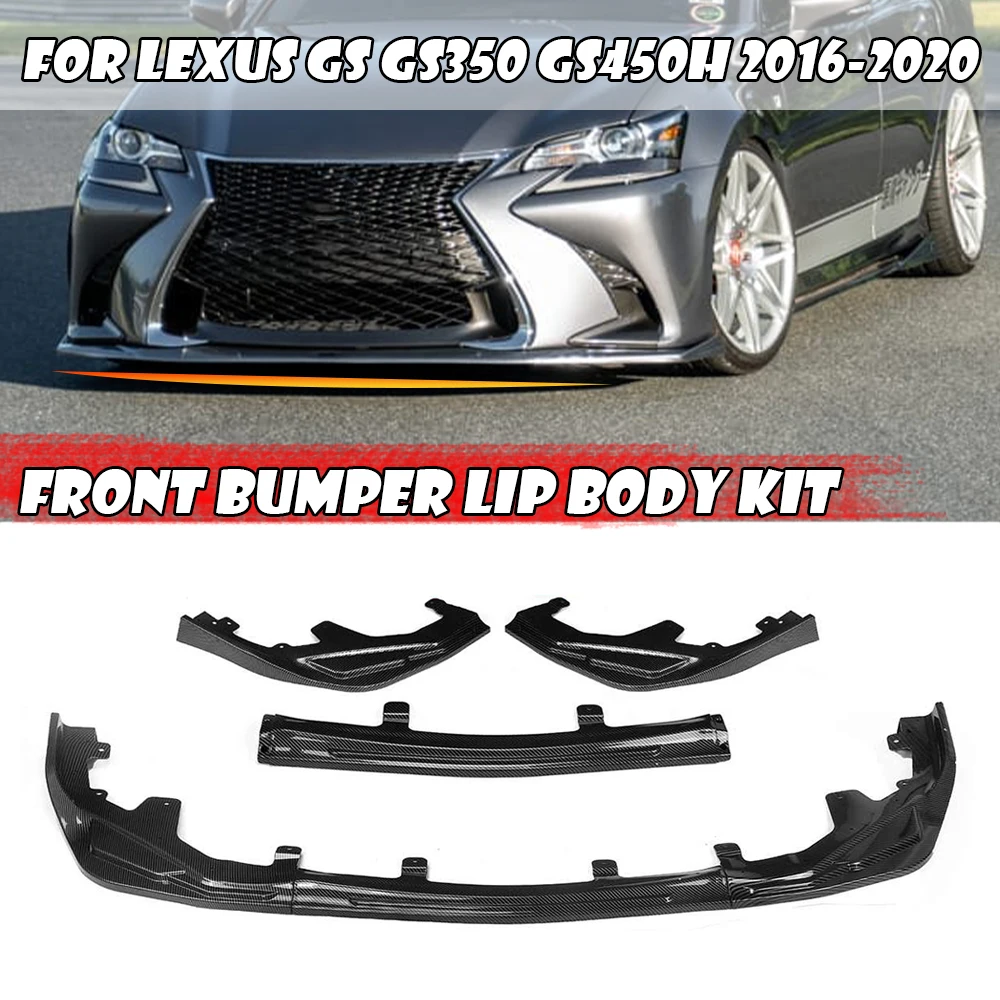 New Car Front Bumper Splitter Lip Spoiler Diffuser Guard Cover Trim