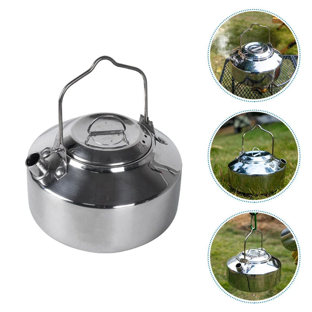 

Camping Kettle Kitchen Tea Accessories Professional Water Pot Portable Stovetop Outdoor Wear-resistant