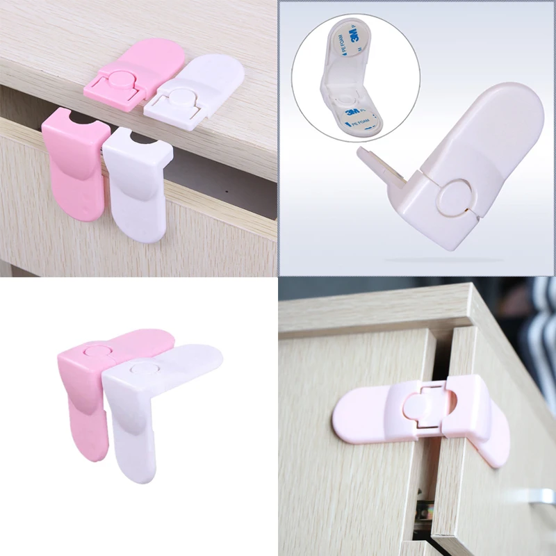 Baby Safety Drawer Locks Kids Security Protection Lock Plastic From