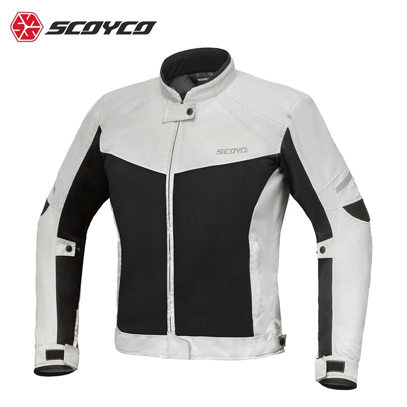 

SCOYCO 2023 Motorcycle Jacket Mesh Motocross Chaqueta Moto Men's Motorcycle Jacket Wear-resisting Bike Jacket With 7pc Protector