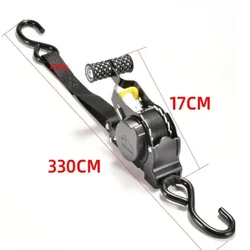 Durable Retractable Ratchet Strap (1pc)
