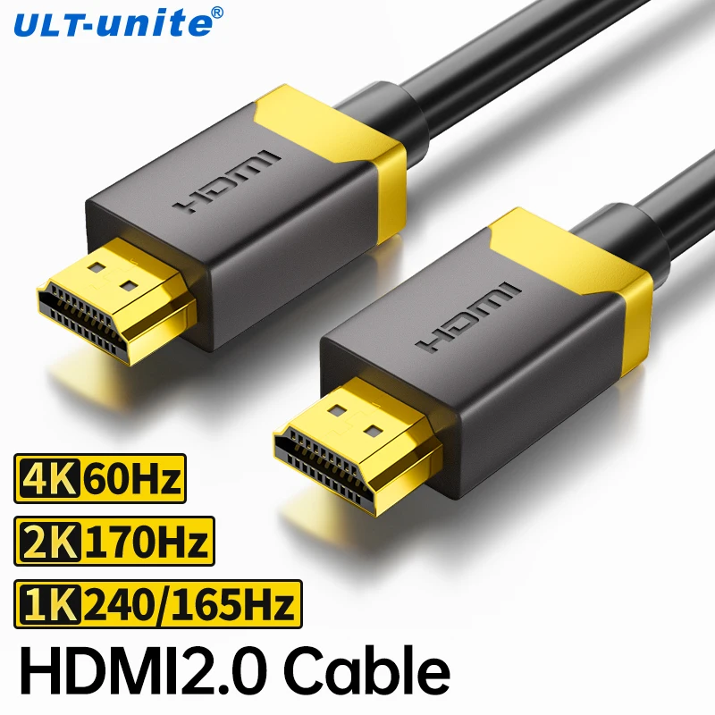 HDMI-compatible Cable 4K 60Hz Male to Male 2K 165Hz Cords for PS5 Projector  TV Box Laptop Monitor HDMI Cables