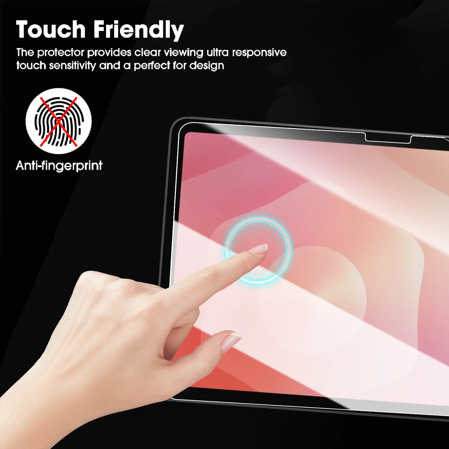 Enhanced Paperfeel Anti-Glare Matte Screen Protector for Tablets - High-Definition PET Film Cover