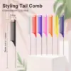Tip-Tail Comb airdressing Styling Comb Hair Dye Heat Resistant Tail Comb Teasing Parting Comb for Hair Salon Home Supplies 2