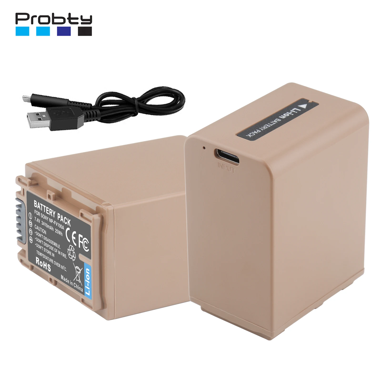 Battery Charger For Sony FDR-AX30, FDR-AX33, FDR-A... - Grandado - View #3