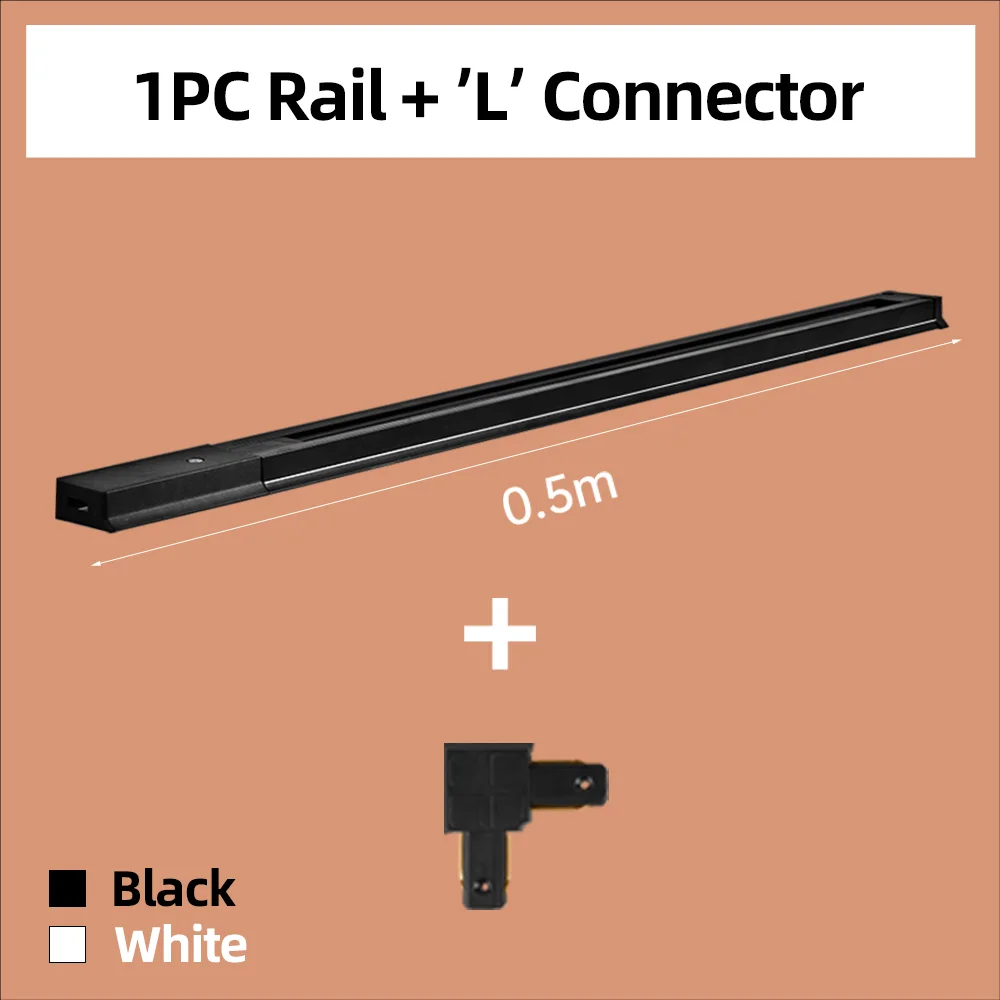 Enhanced LED Track Lighting Fixture for Living Room, Store, or Kitchen Ceiling