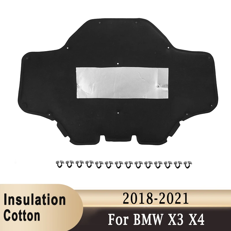 

Коврик для звукоизоляции двигателя для BMW X3/X4/G01/G02 2018-2021