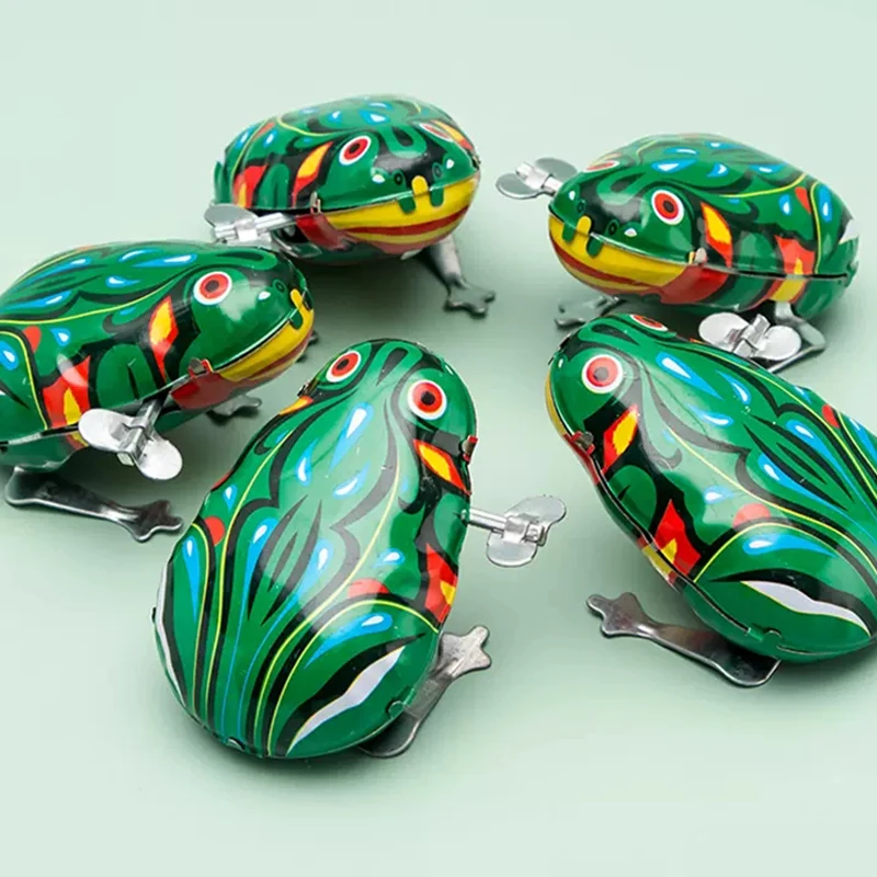 

1pc Frog Bounce Fidget Toys Novelty Assorted Stress Reliever Clockwork Toys Children Birthday Gift Party surp Favor easter bunny