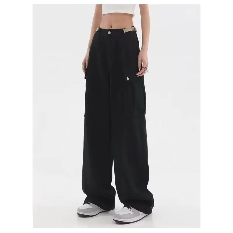Y2K Cargo Pants Women parachute pants 2023 Fall Streetwear Oversized Pants Vintage Casual Loose Sweatpants Jeans Women korean