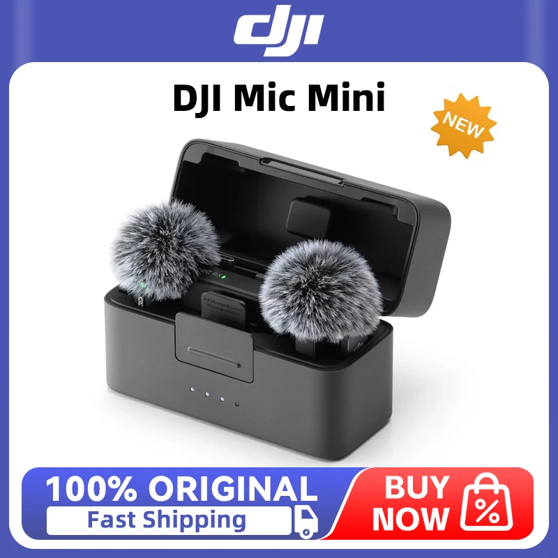 DJI MIC Mini Small, Ultralight, Discreet 48-Hour Operation w