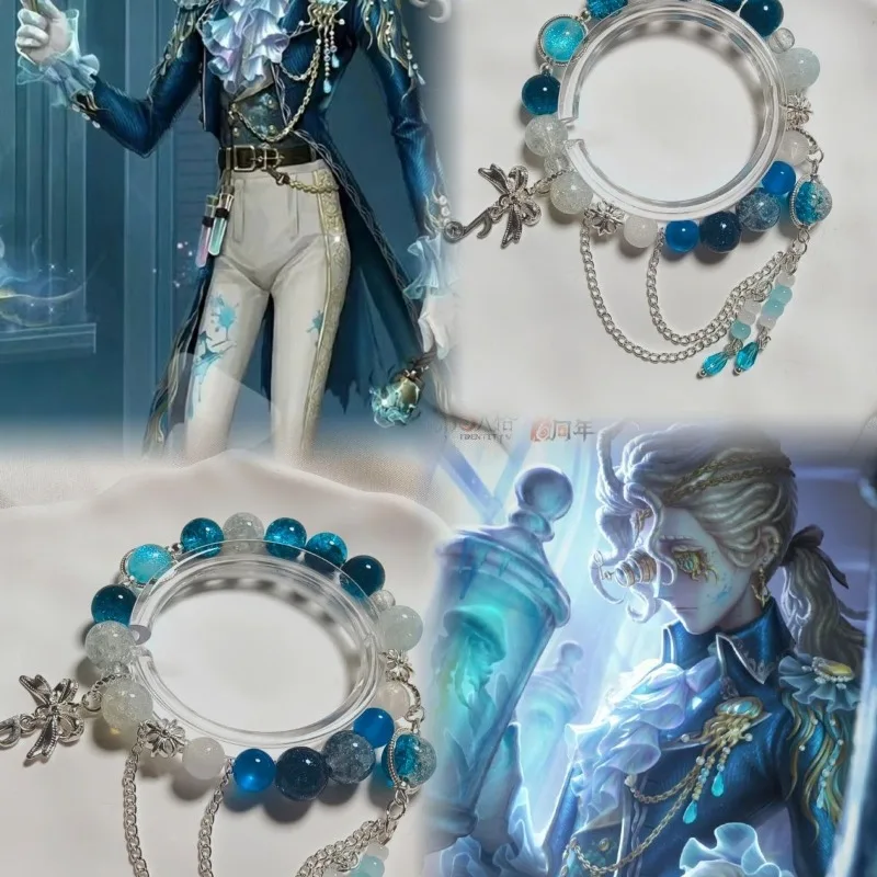 

Специальный браслет для косплея, композитор Фредерик крииберг, ювелирные изделия, синие браслеты из бисера для женщин, бант, музыкальная нота, подвеска для девушки