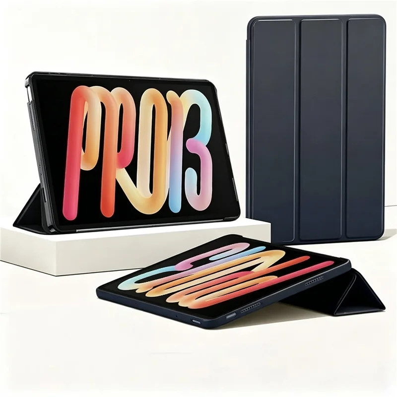 Premium 13 Tablet Case with PU Soft Silicone Back and Foldable Design