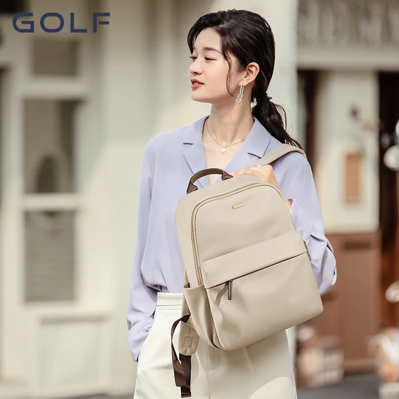GOLF Backpack Women's 2023 New Fashion Versatile Simple Computer Backpack Commuting Travel Trend Book Bag 6