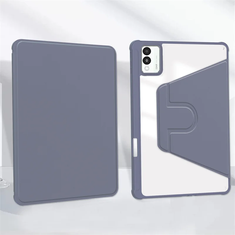 360 Rotating Acrylic Hard Stand Cover with Pencil Holder