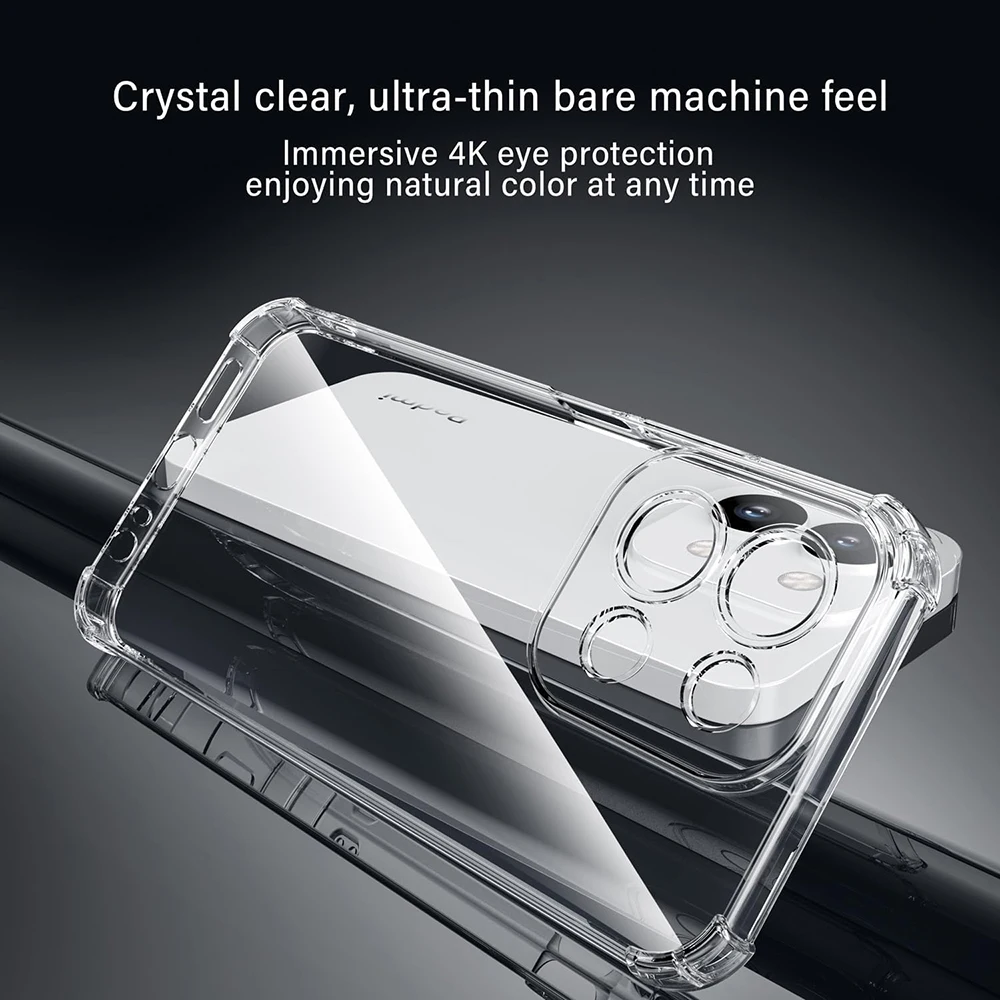 Shockproof Transparent Silicone Soft Shell - Ultra Thin TPU Protective Case