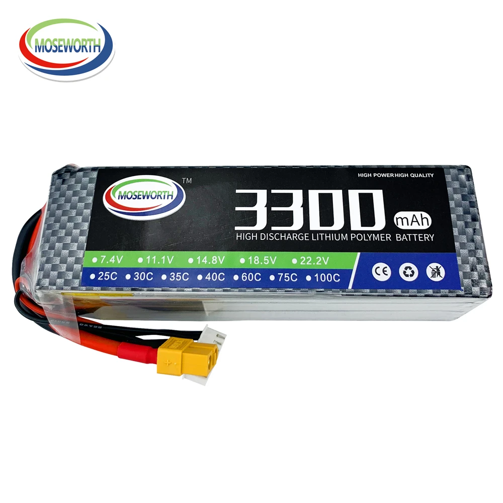 Batterie Drone 5S LiPo 3300mAh 4200mAh XT60 T Plug 25C-60C