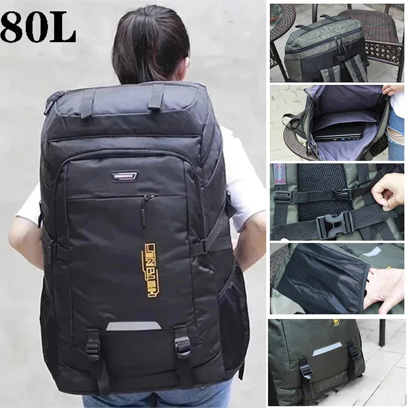 Men's Outdoor Sports Backpack Climbing Travel Rucksack Camping Hiking Backpack School Backpack For Male Female