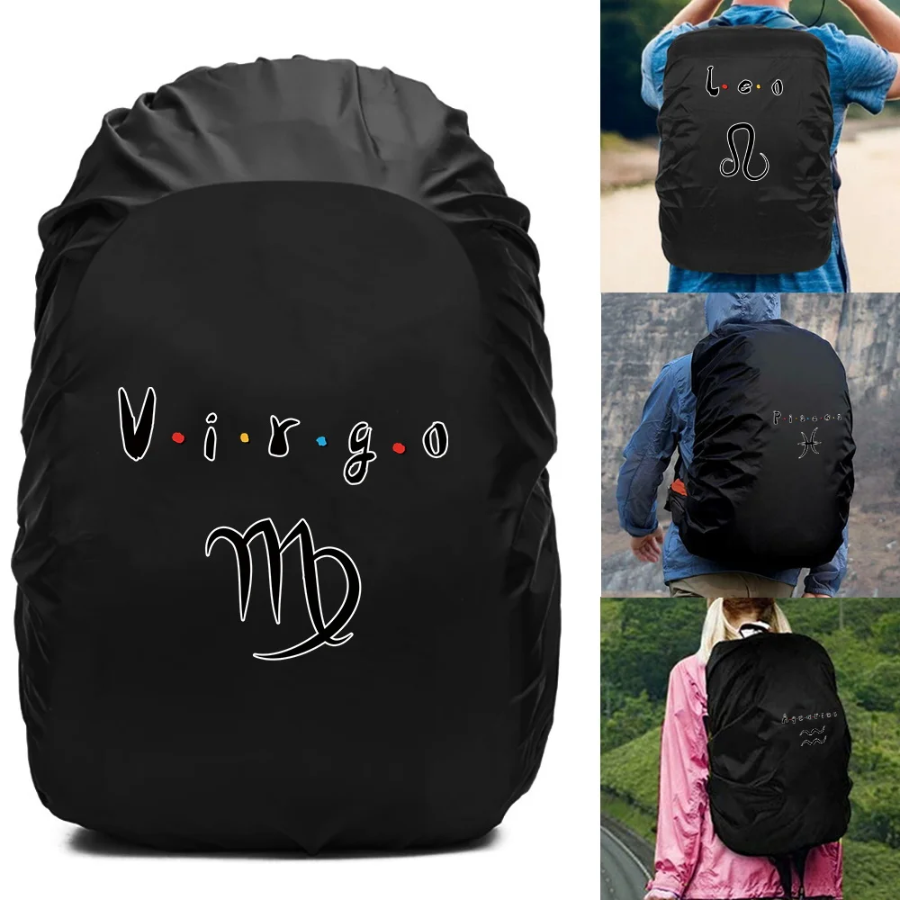 20-70L Back Pack Rain Cover Dustproof Backpack Protection Cover Rainproof Cover Schoolbag Waterproof Hood Constellation Series