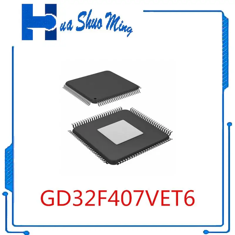 

1-5PCS/LOT GD32F407VET6 GD32F407VE GD32F407V GD32F407 GD32F LQFP100