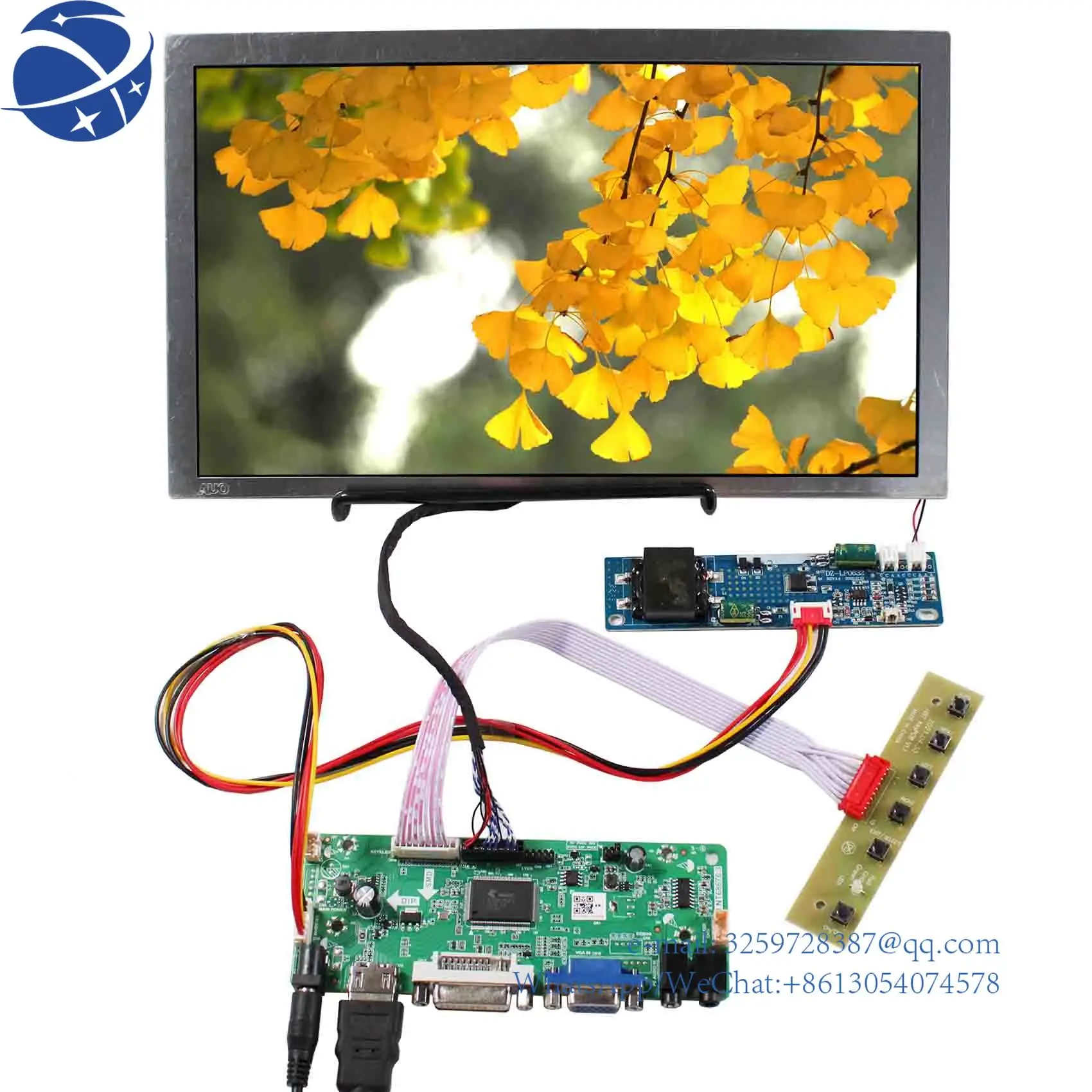 

YyhcLcd Controller Board M.Nt68676 Work For Lcd Tv Screen Panel Outdoor High Brightness 11.6Inch 1366X768 Lcd Screen Kit