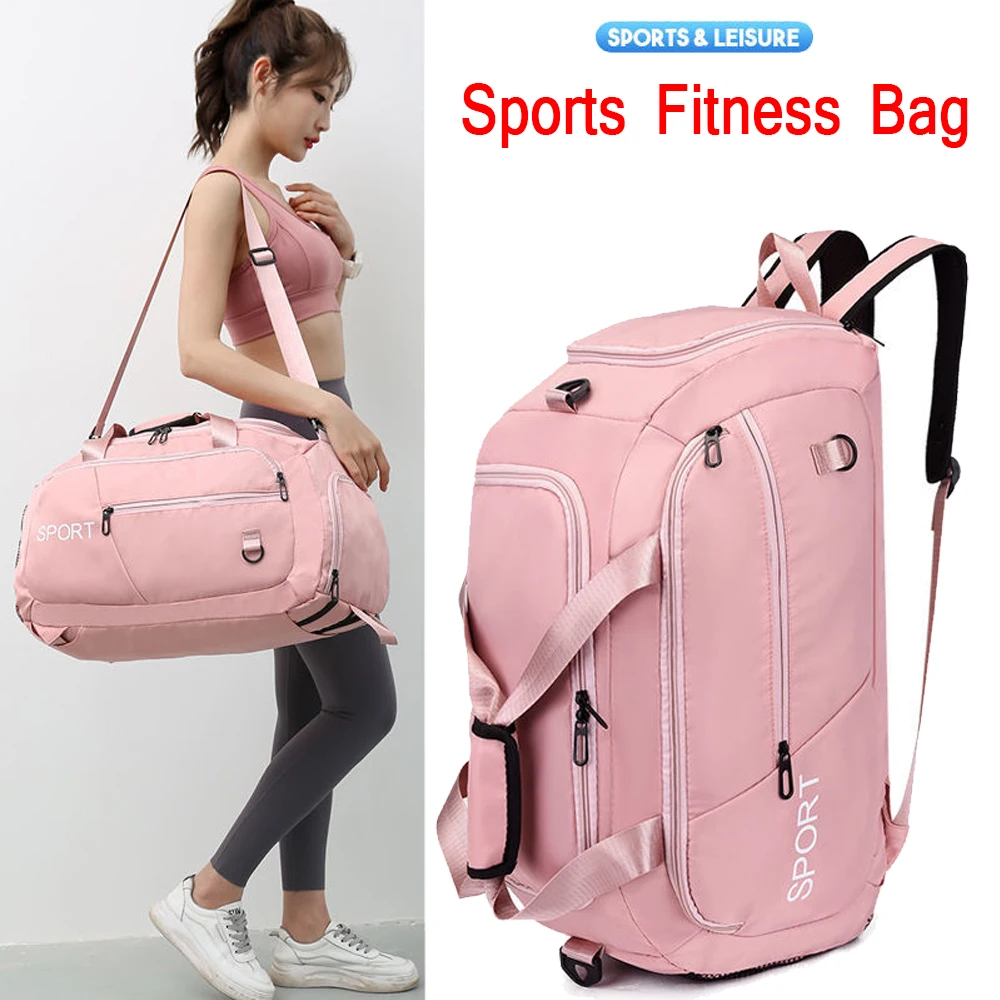 

New Sports Fitness Bag Outdoor Gym Handbag Messenger Multifunction Travel Large Capacity Shoulder Fitness Yoga Training Bags
