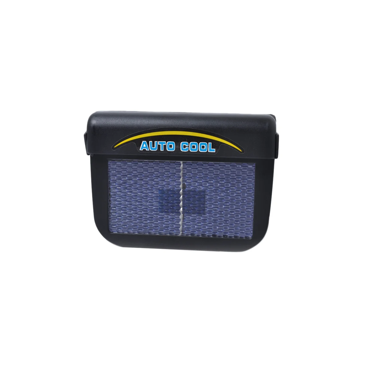 

Solar Car Exhaust Fan Rechargeable Auto Ventilator Ventilation System Car Cooler Ventilation Fan Front/ Fan (Black)