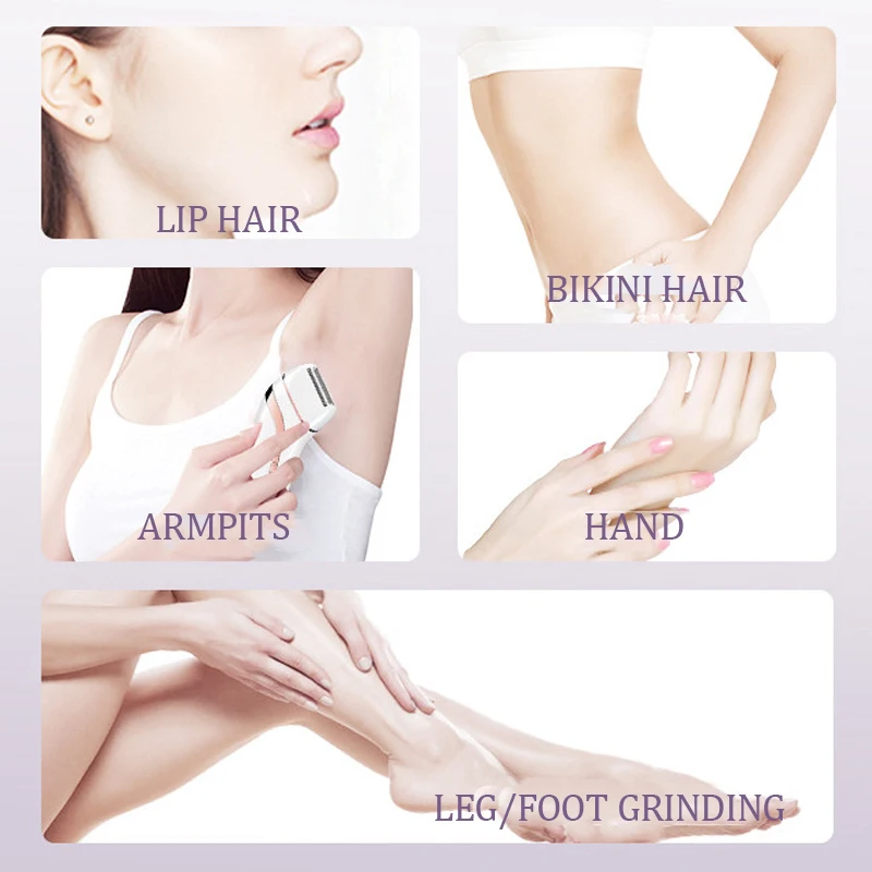 جهاز إزالة الشعر من Kemei مجموعة العناية النسائية...