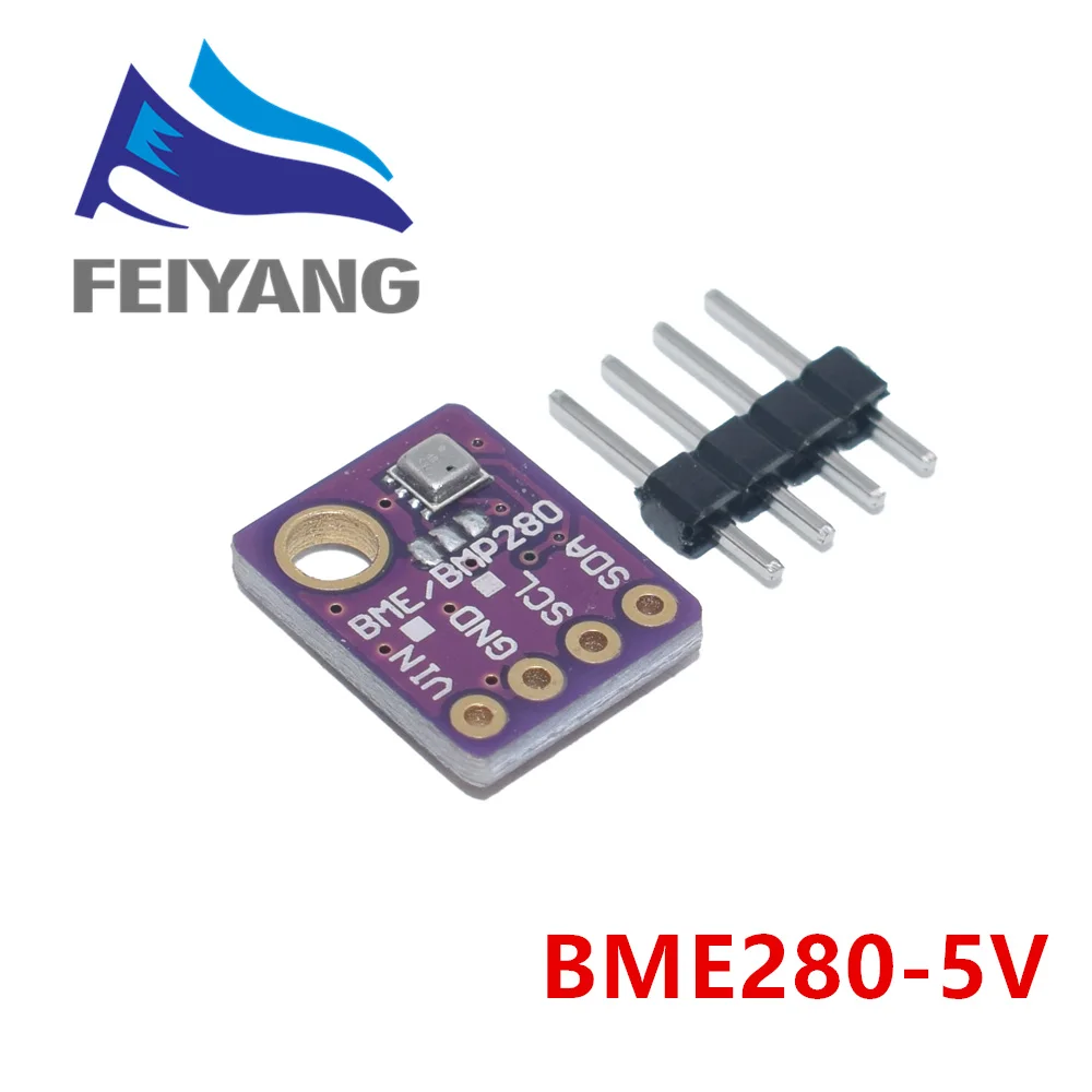 SAMIROB 10PCS 5V GY-BME280/GY-BME280-3,3V Präzisions-Höhenmesser Atmosphärendruck BME280 Sensormodul – Detail 11