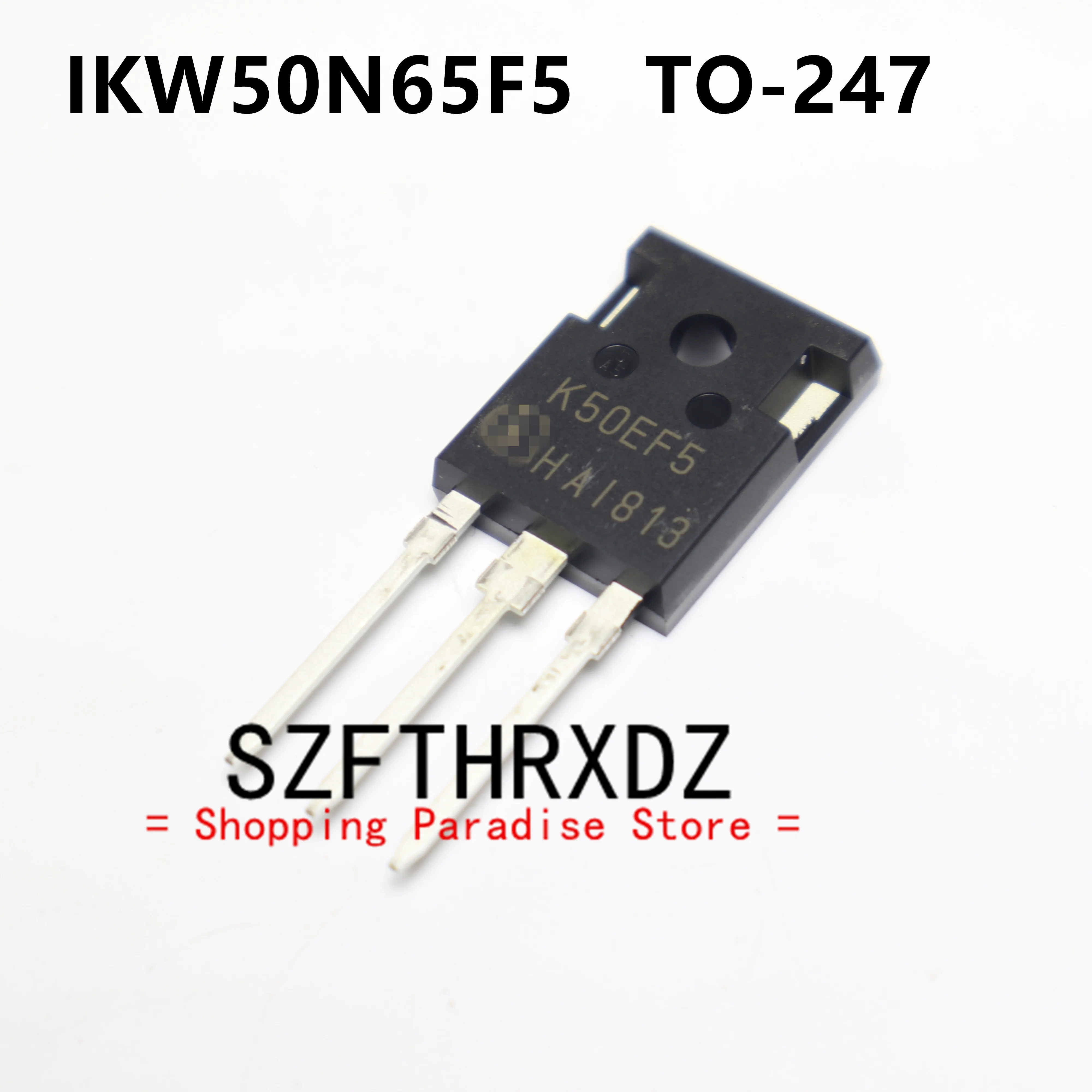 

SZFTHRXDZ 10pcs 100% new imported original IKW50N65F5 K50EF5 TO-247 IGBT tubes, power field tubes 650V 50A