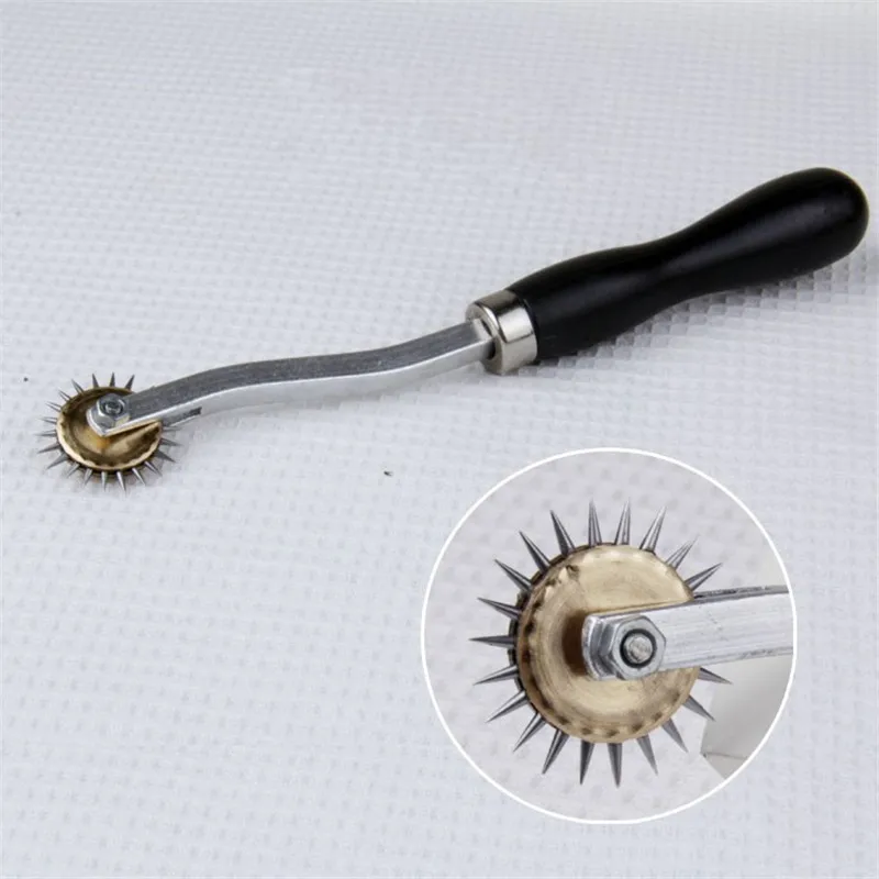 Leather Craft Tool Professional Leather Overstitch Wheel Gear Roulette Stainless Steel Spacer Sewing Leather Craft Tool Gear 4mm