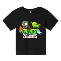 Funny T Shirt Cotton Men Women Pvz Plants Vs Zombie Plants Vs Zombie 2 Print Kids T Shirts Video Game Garden Warfare Plants 1