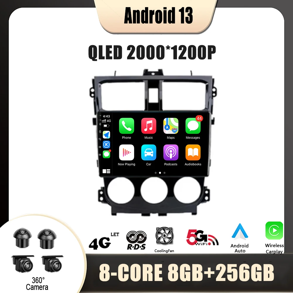 

Car Multimedia Player for Mitsubishi Colt Plus 2007 - 2012 Android 13 Navigation No 2 Din DVD Player