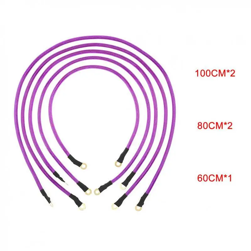 Car Ground Cables Auto Booster Jumper Grounding Wire System Kit Modification High Performance Wire Kit Car Truck  Accessories images - 6