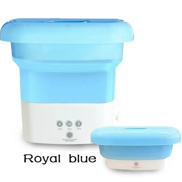 Folding Washing Machine  Clothes With Dryer Bucket Washing  Socks Underwear Mini Washing Machine With Drying Centrifuge 1