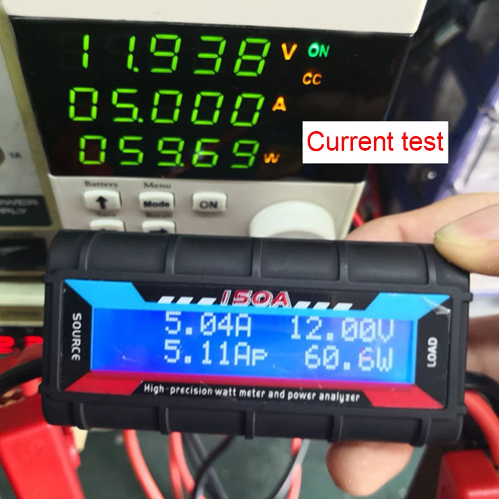 200A /150A Digital Monitor Solar Power Monitor Tester Professional Battery Meter Precise LCD Volt Amp Watt Power Analyze