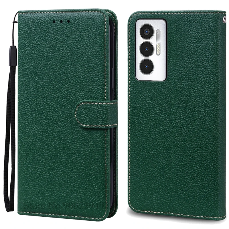 Premium Wallet Leather Flip Cover - Elegant Phone Case with Bumper Protection