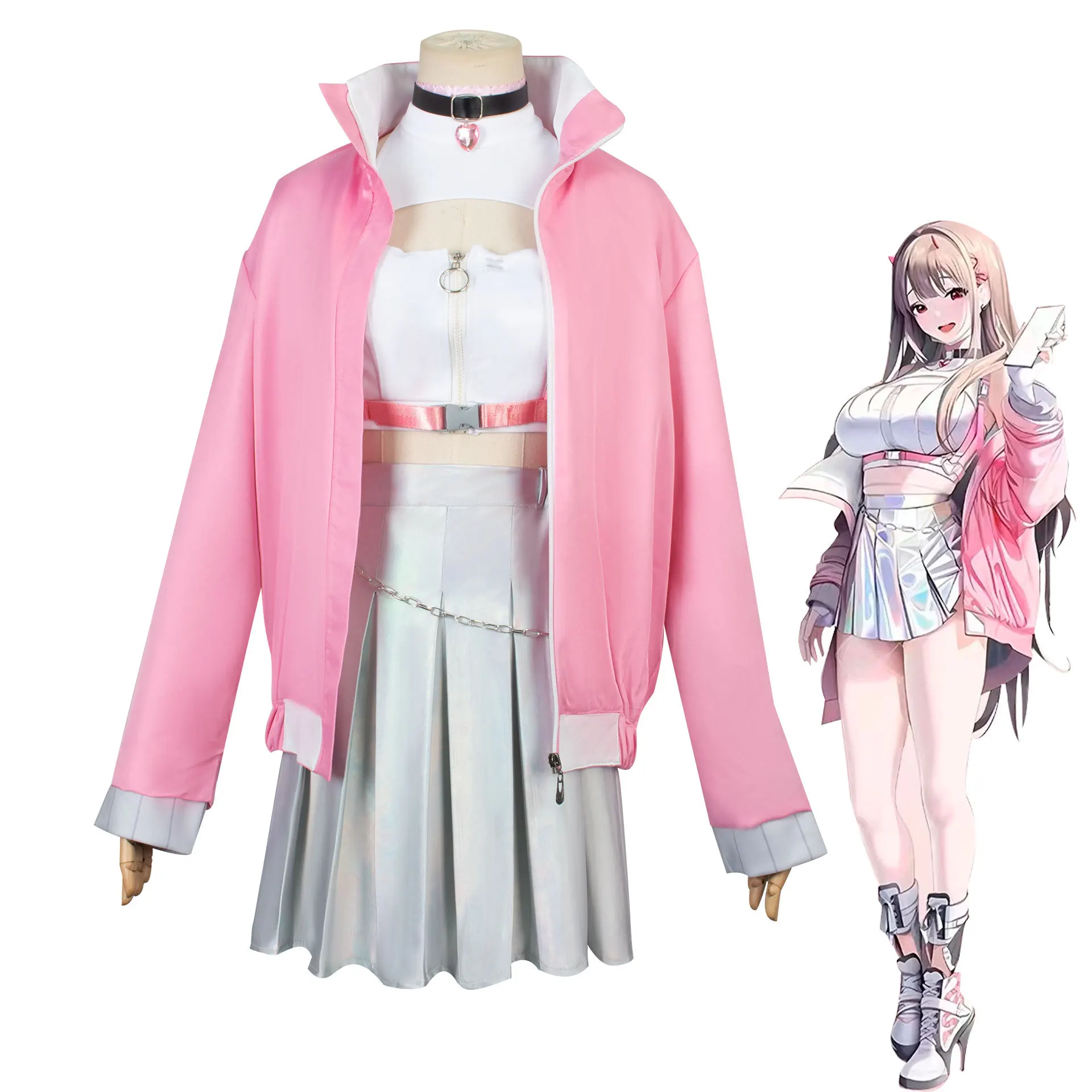 

NIKKE Goddess of Victory Viper Cosplay Costume New Game SSR Role Viper Sports JK Uniform Skirts Belts Headwear Gloves Socks