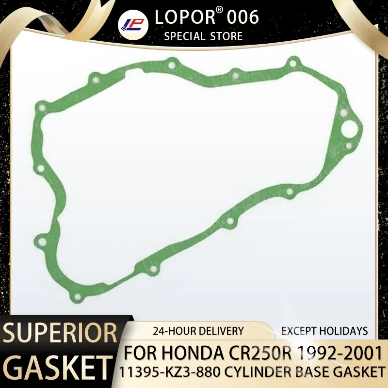 

Motorcycle Engine Cranks Rods Crankcases Cover Gasket For CR250R CR250 R CR 250 1992-2001 11395-KZ3-880