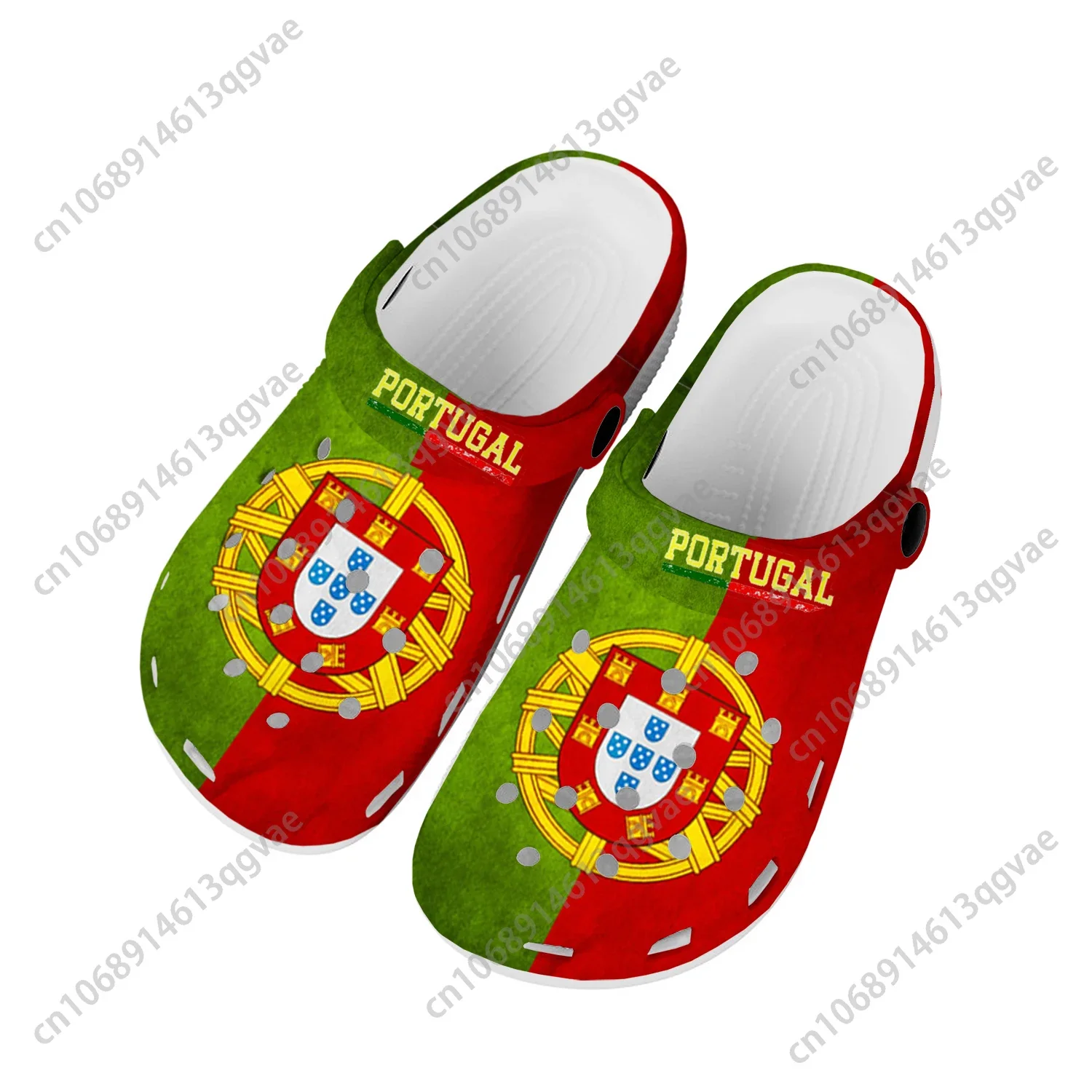 Portugal Flag Home Clogs Custom Water Shoes Mens Womens Teenager Portugal Shoe Garden Clog Breathable Beach Hole Slippers