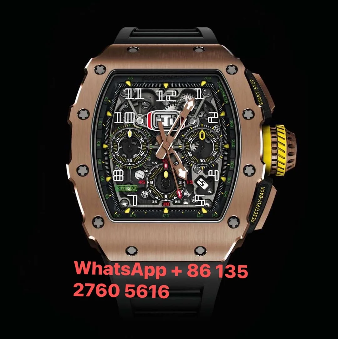 ZZF RM11 03 Titanium Full Rose Gold Men 