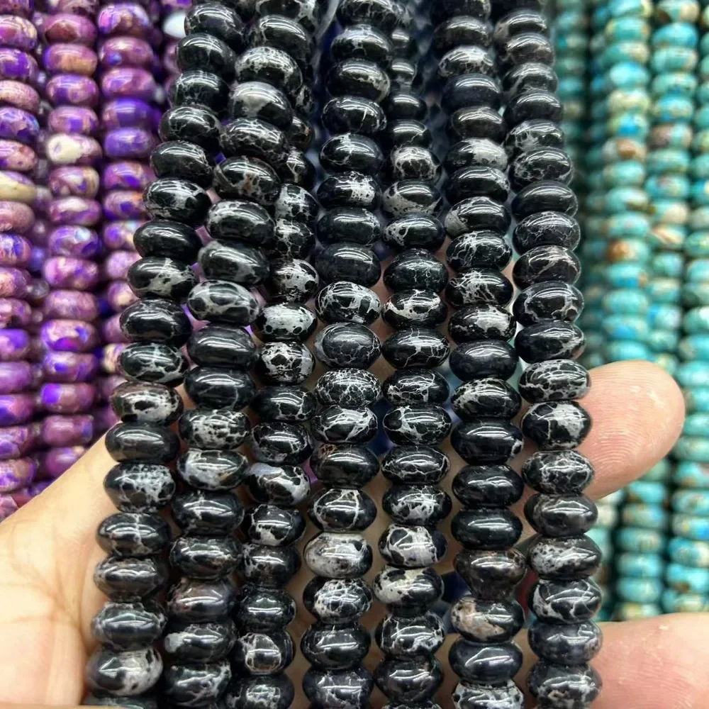 Natural Emperor Stone Beads for Jewelry Making Charms 6x10mm DIY Necklace Accessories Positioning Beads Semi-finished Product