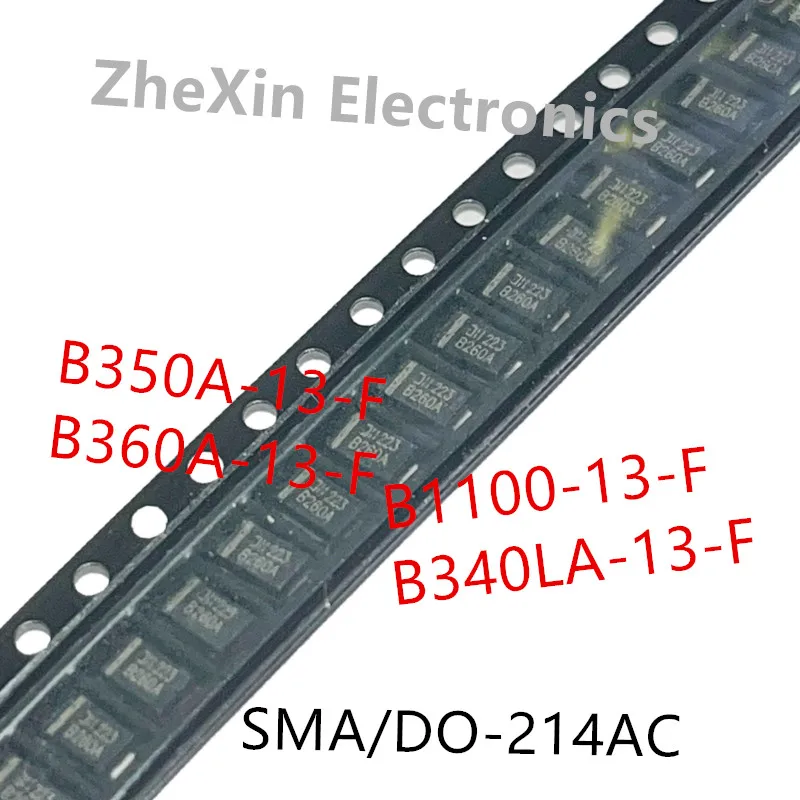 

20PCS/Lot B350A-13-F 、B360A-13-F 、B1100-13-F 、B340LA-13-F SMA/DO-214AC Schottky Rectifier