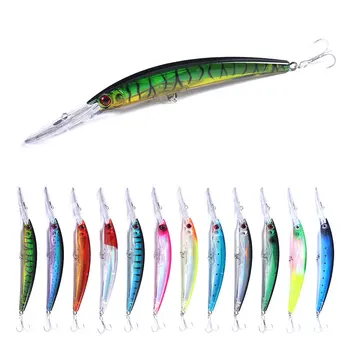 50pcs 5.5cm 7.2g Blank Nude Baits Crankbait Minnow Bait Unpainted