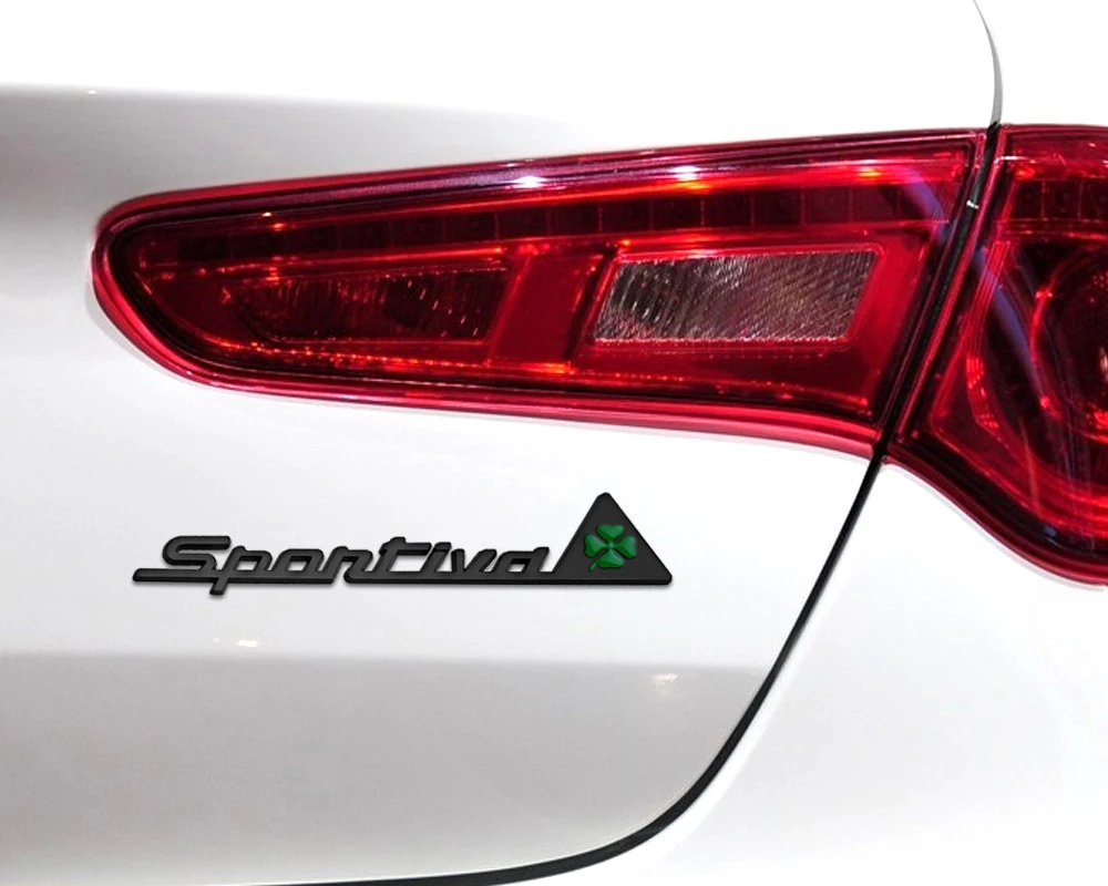 3D Metal Sportiva Badge Sticker Body Decoration Decal