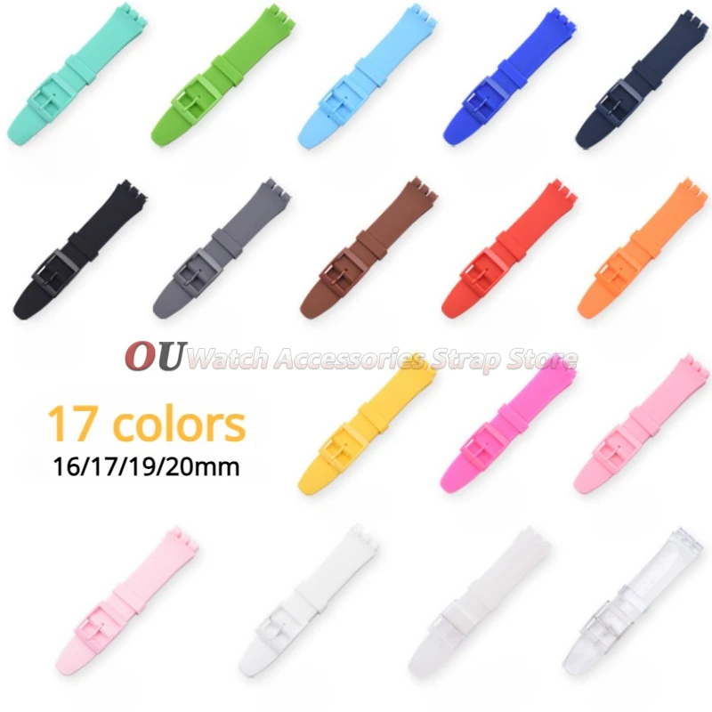 Colorful Waterproof Silicone Watch Band - Versatile Sport Strap