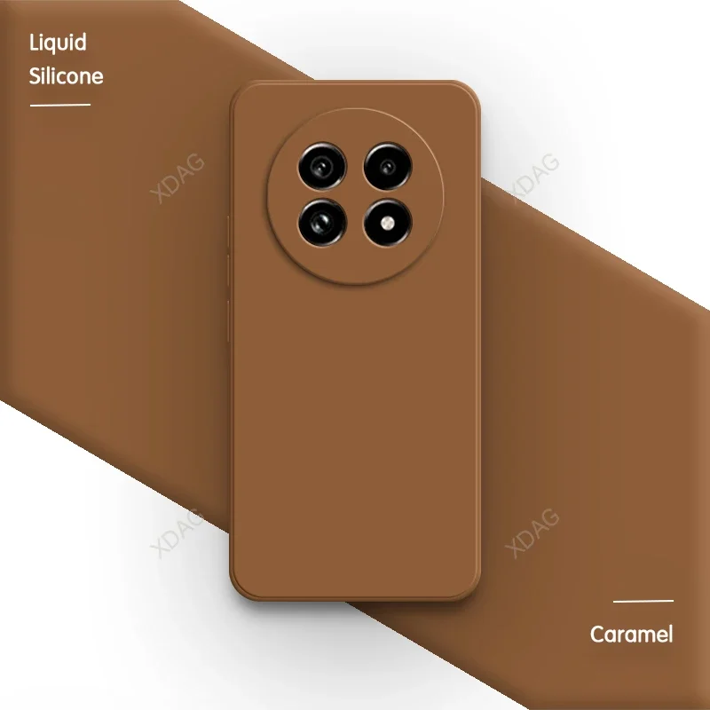 Elegant Liquid Silicone Square Phone Case - Soft & Fashionable Classic Cover