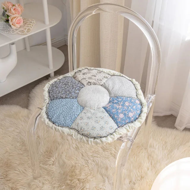 Koreai Stílusú Ülés Szőnyeg Virágszék Párna Megvastagodott Pamut Klip Iroda Nem Csúszós Háztartási Nappali - Image 2
