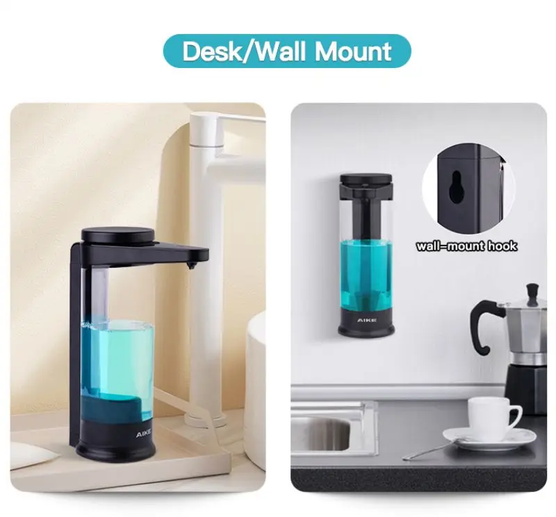 Dispensador detergente para lavar pratos, Sensor recarregável USB