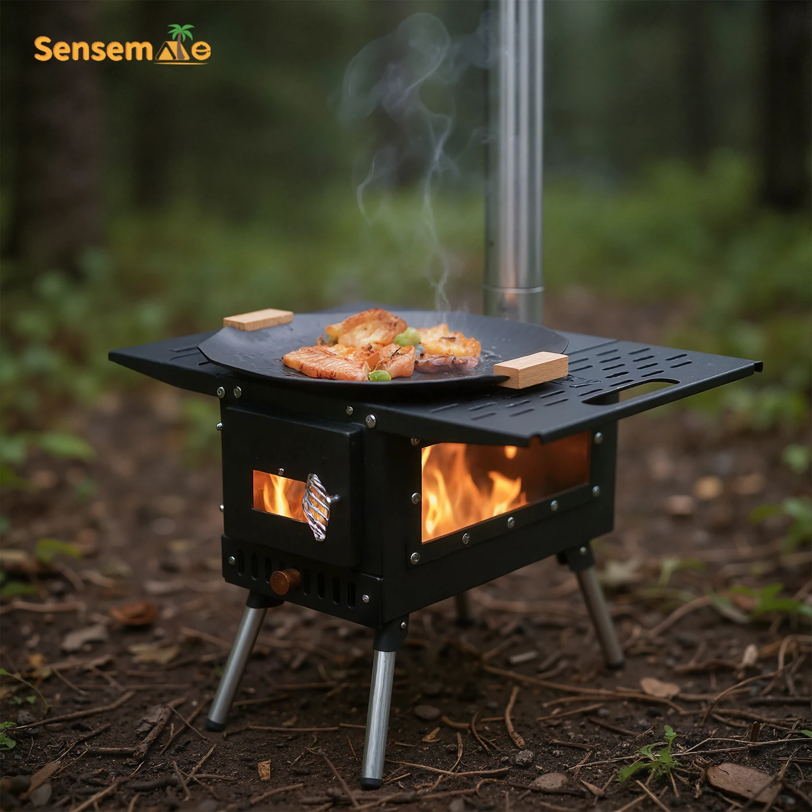 大型グリル 網付き BBQ テーブルセット 大型グリル 網付き BBQ テーブルセット